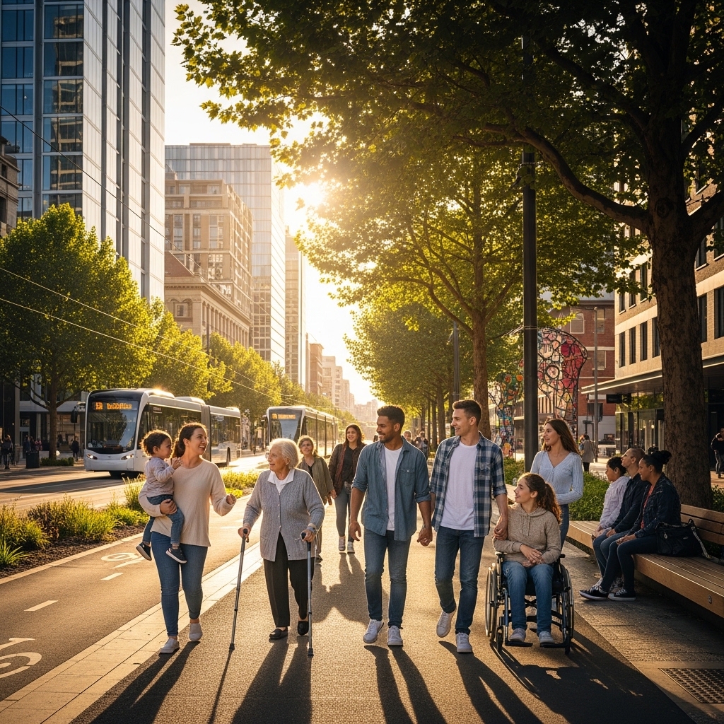 Vista aerea de ciudad
